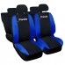 Coprisedili Auto Compatibili Panda Hybrid 2021 Versione Intero Nero Blu Royal