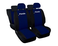 Coprisedili Auto Compatibili Panda Hybrid 2021 Versione Intero Blu scuro Nero