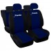 Coprisedili Auto Compatibili Panda Hybrid 2021 Versione Intero Blu scuro Nero