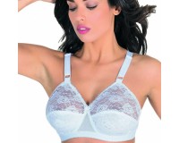 Reggiseno Aris Eva Modellante In Pizzo Foderate In Cotone Senza Ferretto Coppa C