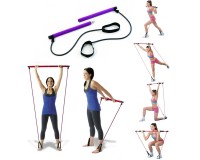 ATTREZZO ELASTICO DA ALLENAMENTO LONG ESERCIZI BRACCIA RESISTENZA PILATES CORDA ELASTICA 