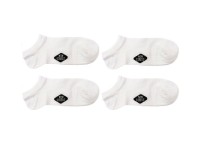 SET 12 CALZINI UOMO COLLO BASSO IN COTONE NO STRESS COLORE BIANCO TAGLIA 40-46 