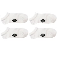 SET 12 CALZINI UOMO COLLO BASSO IN COTONE NO STRESS COLORE BIANCO TAGLIA 40-46 