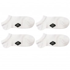 SET 12 CALZINI UOMO COLLO BASSO IN COTONE NO STRESS COLORE BIANCO TAGLIA 40-46 