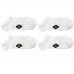 SET 12 CALZINI UOMO COLLO BASSO IN COTONE NO STRESS COLORE BIANCO TAGLIA 40-46 