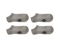 SET 12 CALZINI UOMO COLLO BASSO IN COTONE NO STRESS COLORE GRIGIO TAGLIA 40-46 MOD. D866-4