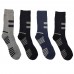 PACK 12 CALZINI UOMO MEZZA GAMBA PESAIL COTONE FANTASIA LINEE COLORI MIX TAGLIA UNICA 40-46 MOD. CMHD22312B