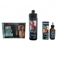 SHAMPOO + FIALE + SIERO ANTICADUTA FACE COMPLEX RINFORZANTE UOMO PER CAPELLI SOTTILI 