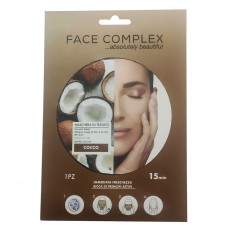 2 PACK FACE COMPLEX MASCHERA IN TESSUTO IMMEDIATA FRESCHEZZA AL COCCO AGISCE IN 15min