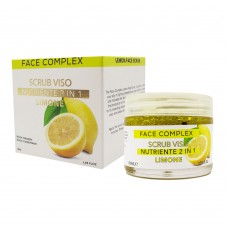 Scrub viso nutriente 2 in 1 limone senza parabeni e senza conservanti Face Complex 50ml - 5055