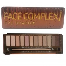 FACE COMPLEX SHADES PALETTE 12 OMBRETTI MAKE UP COLORI INTENSI ULTRA-PIGMENTATI mod. BISCUITS 8698