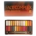 FACE COMPLEX SHADES PALETTE 12 OMBRETTI MAKE UP COLORI INTENSI ULTRA-PIGMENTATI mod. LONG COGGEE XL 8681