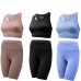 Top Legea Febe MGLW2107 con Leggings Antea PCLW2101 ideali per praticare sport offrendo comfort e sicurezza 