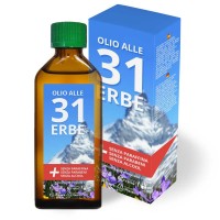 1, 2, 3 o 4 OLIO ALLE 31 ERBE LUPEX SHOP SENZA PARABENI RAFFREDDORE MAL DI TESTA 100ml - 2433