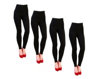 LEGGINGS DONNA SENZA CUCITURE EFFETTO MODELLANTE CURVE PERFETTE TAGLIA UNICA 