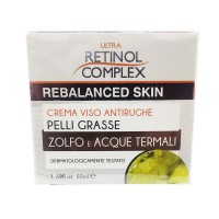 RETINOL COMPLEX REBALANCED SKIN CREMA VISO ANTIRUGHE PELLI GRASSE ZOLFO E ACQUE TERMALI 50ml - 1388