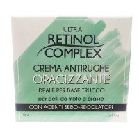 RETINOL COMPLEX CREMA VISO ANTIRUGHE OPACIZZANTE PER BASE TRUCCO PER PELLI MISTE E GRASSE 50ml - 0220