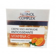 RETINOL COMPLEX ULTRA LIFT CREMA VISO ANTIRUGHE ANTIOSSIDANTE VITAMINA C 50ml - 0152