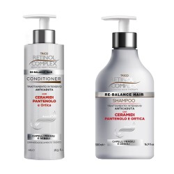 Retinol Complex trattamento intensivo anticaduta con ceramidi pantenolo e ortica per capelli fragili e deboli 