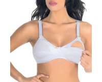 Reggiseno senza ferretto in cotone per allattamento Aris Mamma, colore unico varie taglie