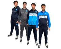 TUTA HOMEWEAR OFFICIAL SSC NAPOLI IN CALDO COTONE CON CAPPUCCIO