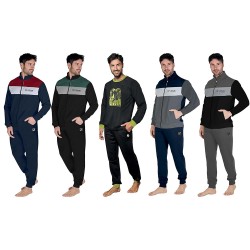 TUTA HOMEWEAR DA UOMO GIVOVA LUNGO IN POLIESTERE, VARIE TAGLIE E COLORI A SCELTA