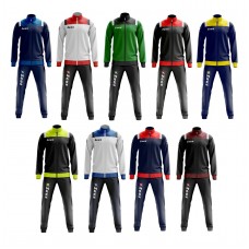 TUTA SPORTIVA ZEUS MODELLO RELAX VESUVIO ALLENAMENTO RUNNING FULL ZIP UNISEX