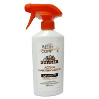 URC HELLO SUMMER ACQUA SUPER ABBRONZANTE IDRATANTE RINFRESCANTE CON ALOE VERA MENTOLO E HAMAMELIS VIRGINIANA 400ml - 1562