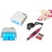 kit Lampada UV 36w - fornetto ricostruzione unghie e Fresa 6 punte