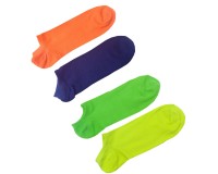 PACK CALZINI UOMO FANTASMINI DI COTONE FLUO COLORI ASSORTITI TAGLIA 40-46 mod. HM-2103