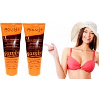 2 creme abbronzanti Rougj in tubetto da 100 ml